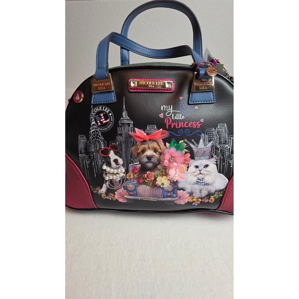 Nicole Lee 20th Anniversary Family Yearbook Satchel Bag FY17069 HTF Rare dog